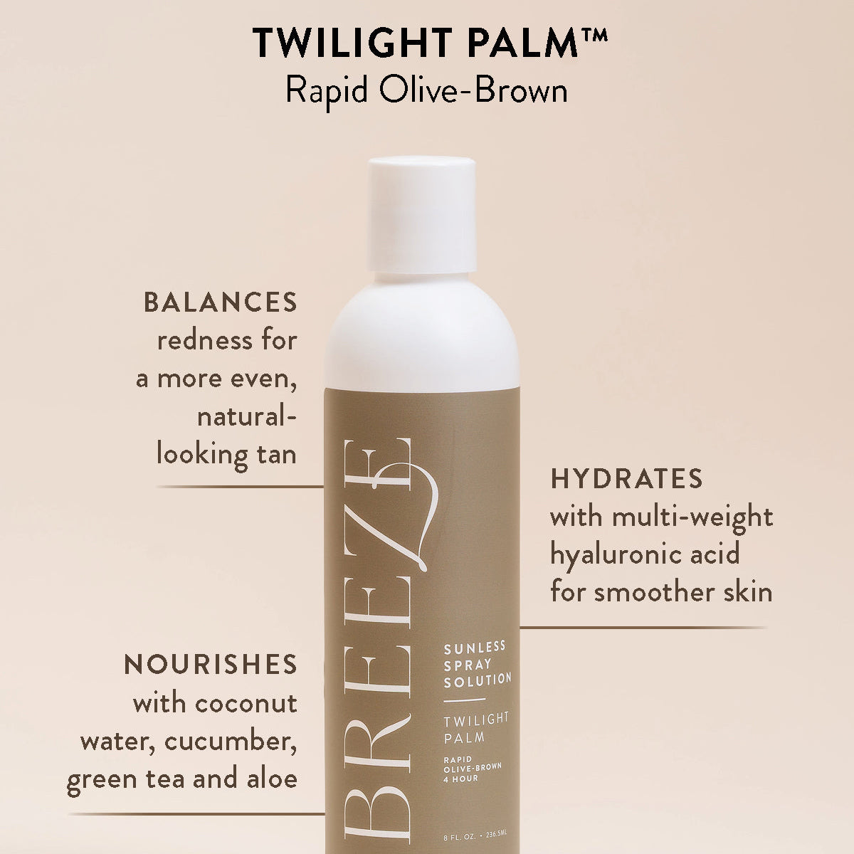 Twilight Palm Rapid, Sunless Skin Care Professional Solution